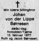 Johan von der Lippe Børresen